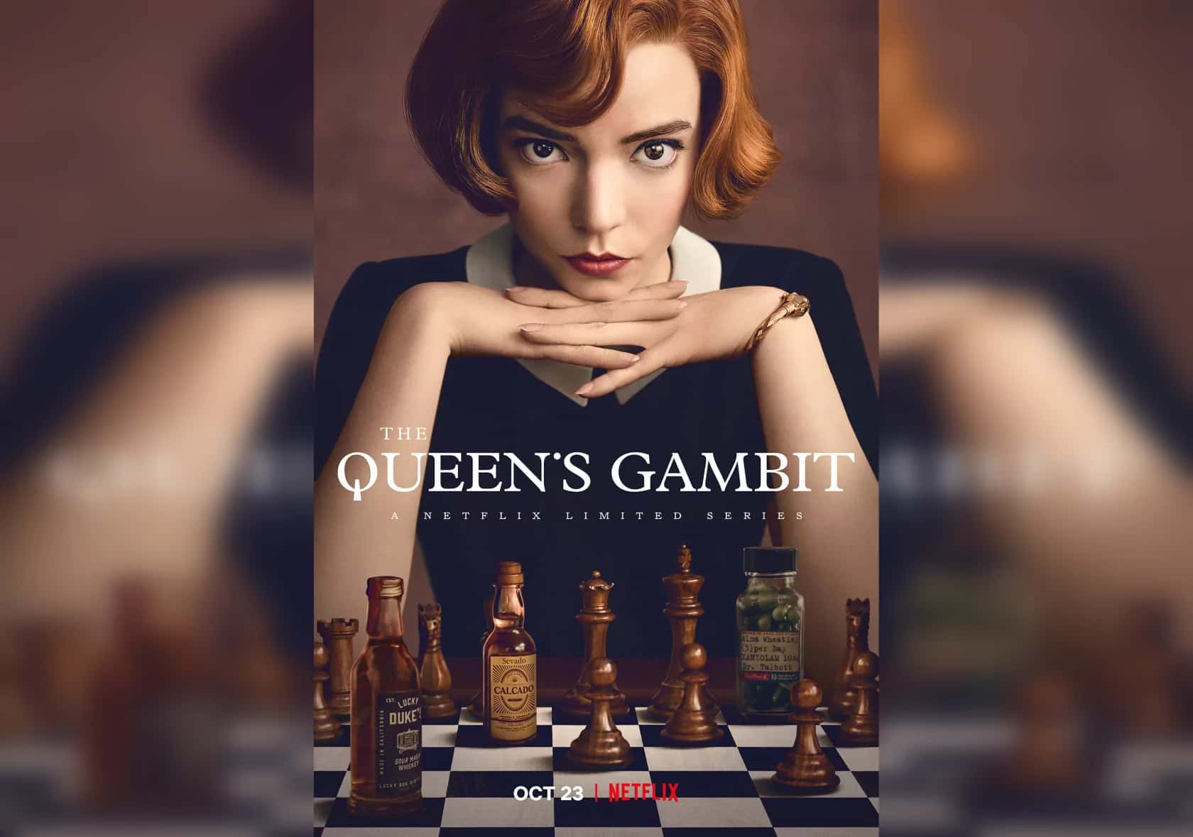 Официальная обложка «The Queen's Gambit»