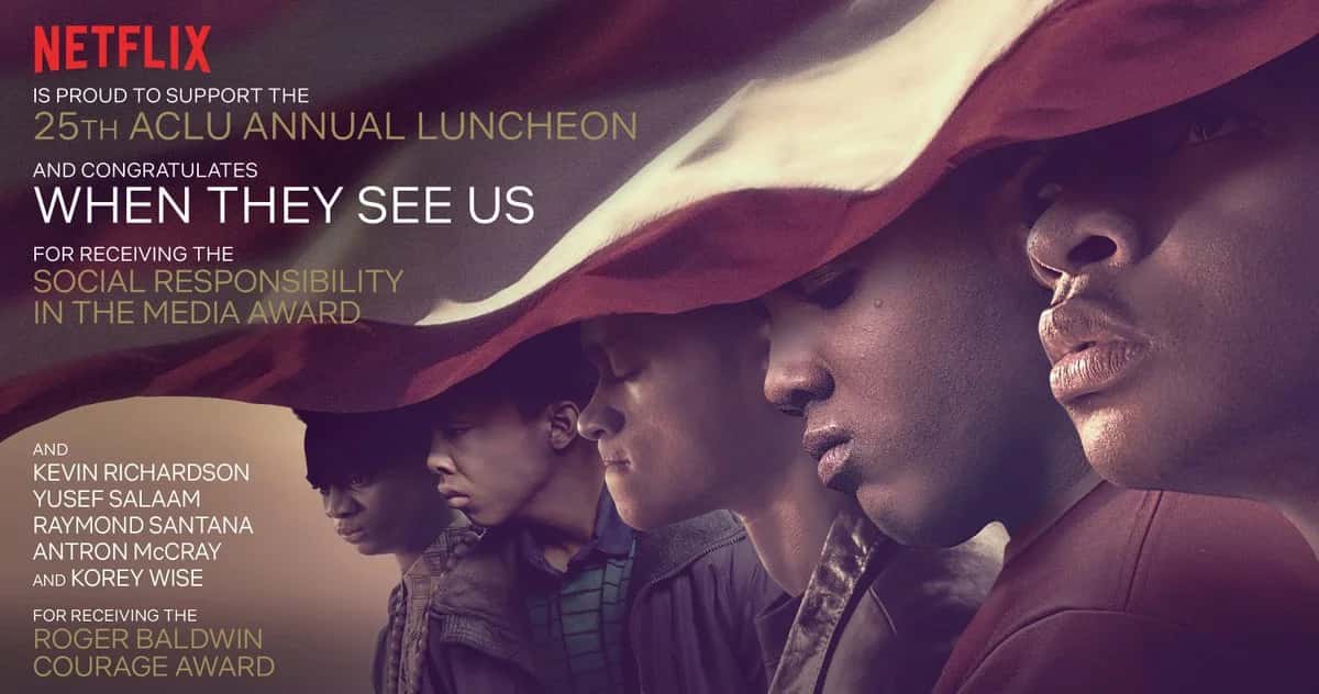 Оффициальная обложка «When They See Us»